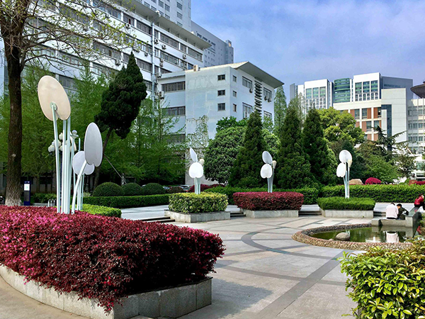 武汉同济医院内部风景