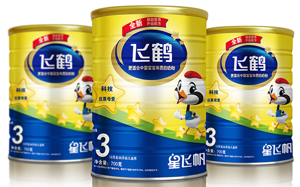 国产飞鹤奶粉三段一勺有4.5克