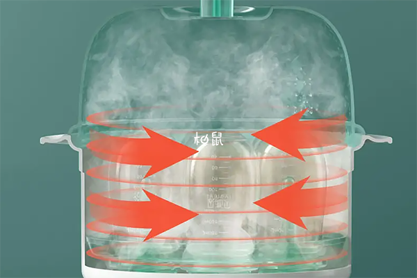 贝亲消毒锅采用蒸汽消毒
